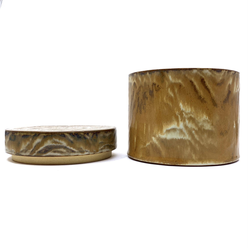 Ulrica Trulsson — Lidded Vessel with Oxide Glaze Ceramics Ulrica Trulsson | Craft