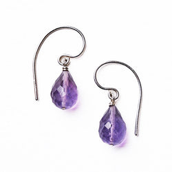 Victoria Mason — 'Grace' Earrings with Amethyst - Australian made Jewellery 