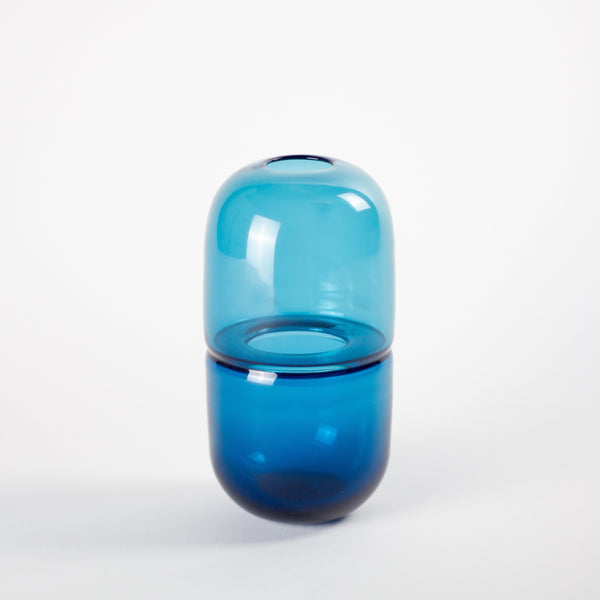 YEEND — 'Babypill' Vase in Cobalt Blue Glass YEEND | Craft