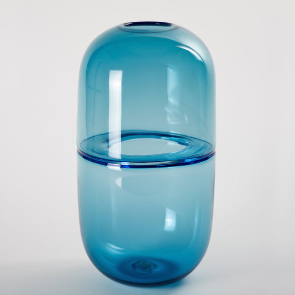 YEEND — 'Sugarpill' Vase in Cobalt Blue Glass YEEND | Craft